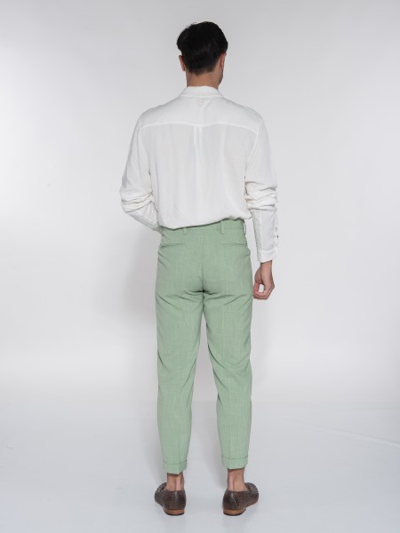 OVER-D Chino Παντελόνι OE1S2S3P29 Φυστικί - Πράσινο OVER-D - 9