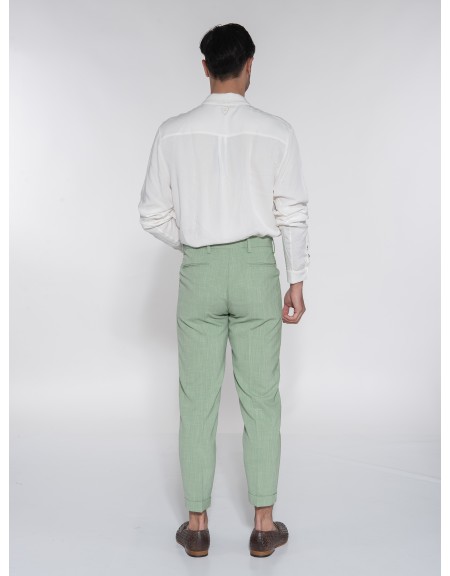 OVER-D Chino Παντελόνι OE1S2S3P29 Φυστικί - Πράσινο OVER-D - 9