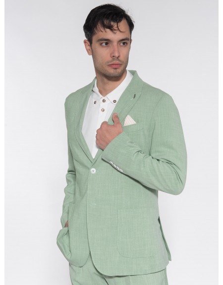 OVER-D Σακάκι OE1S2S3G04 Πράσινο - Φυστικί OVER-D - 4