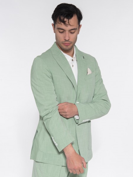 OVER-D Σακάκι OE1S2S3G04 Πράσινο - Φυστικί OVER-D - 3