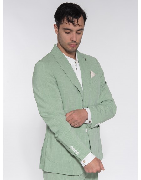 OVER-D Σακάκι OE1S2S3G04 Πράσινο - Φυστικί OVER-D - 5