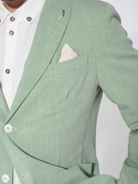 OVER-D Σακάκι OE1S2S3G04 Πράσινο - Φυστικί OVER-D - 6