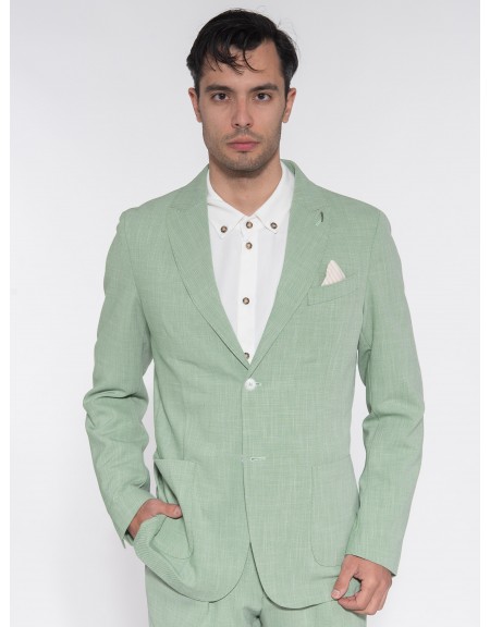 OVER-D Σακάκι OE1S2S3G04 Πράσινο - Φυστικί OVER-D - 11