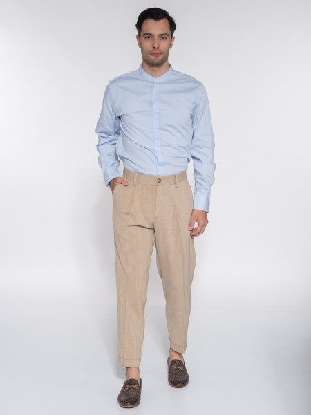 OVER-D Chino Παντελόνι OE1S2S3P29 Μπεζ OVER-D - 6