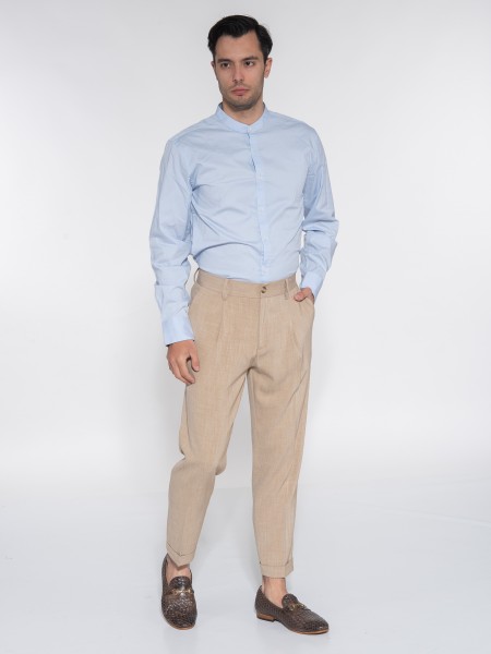 OVER-D Chino Παντελόνι OE1S2S3P29 Μπεζ OVER-D - 8