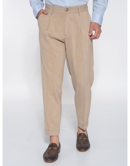 OVER-D Chino Παντελόνι OE1S2S3P29 Μπεζ OVER-D - 1