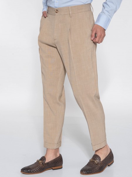 OVER-D Chino Παντελόνι OE1S2S3P29 Μπεζ OVER-D - 4