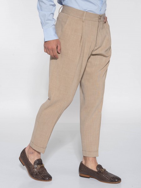 OVER-D Chino Παντελόνι OE1S2S3P29 Μπεζ OVER-D - 3