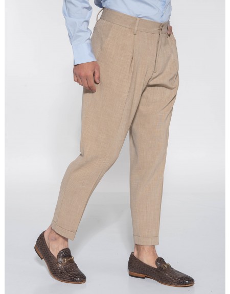 OVER-D Chino Παντελόνι OE1S2S3P29 Μπεζ OVER-D - 3