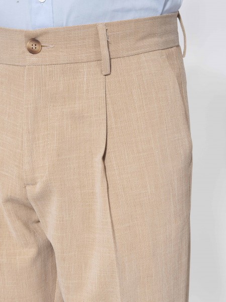 OVER-D Chino Παντελόνι OE1S2S3P29 Μπεζ OVER-D - 5