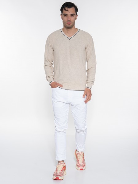 OVER-D Jean Παντελόνι OE1S2S3P43 Λευκό OVER-D - 7