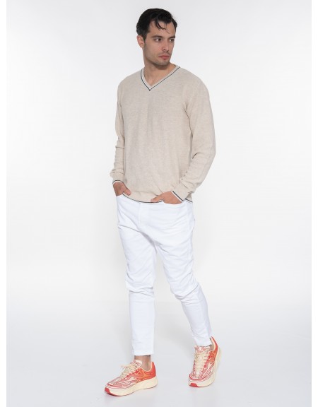 OVER-D Jean Παντελόνι OE1S2S3P43 Λευκό OVER-D - 11