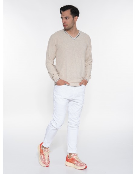 OVER-D Jean Παντελόνι OE1S2S3P43 Λευκό OVER-D - 9