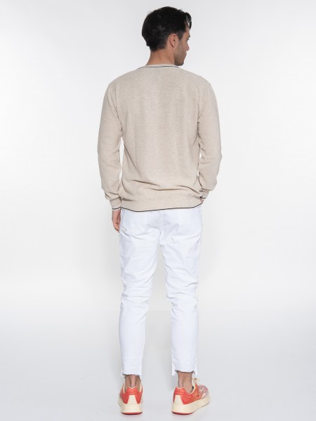 OVER-D Jean Παντελόνι OE1S2S3P43 Λευκό OVER-D - 10