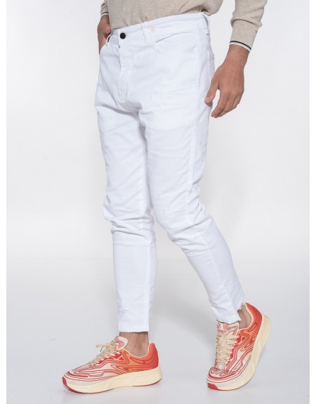 OVER-D Jean Παντελόνι OE1S2S3P43 Λευκό OVER-D - 4