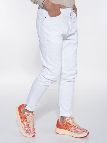 OVER-D Jean Παντελόνι OE1S2S3P43 Λευκό OVER-D - 3