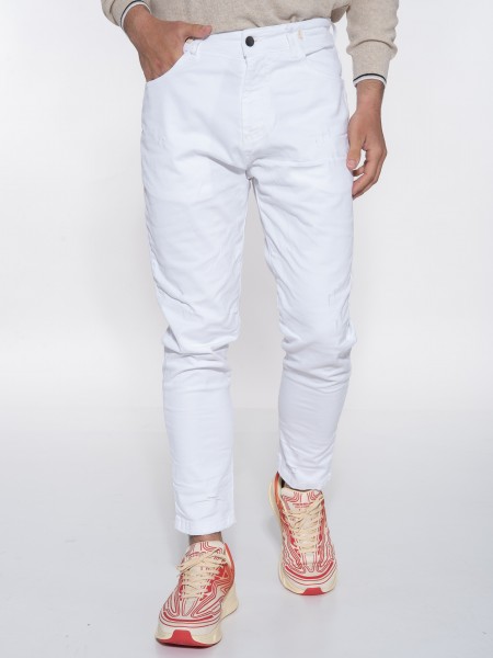 OVER-D Jean Παντελόνι OE1S2S3P43 Λευκό OVER-D - 12