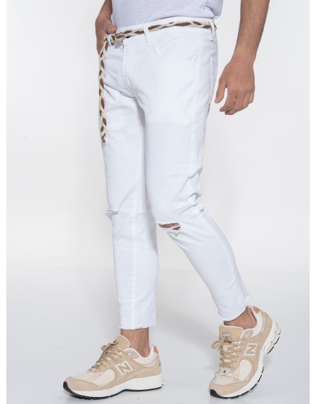 OVER-D Jean Pants OE1S2S3P37 White OVER-D - 4
