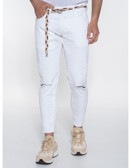 OVER-D Jean Pants OE1S2S3P37 White OVER-D - 13