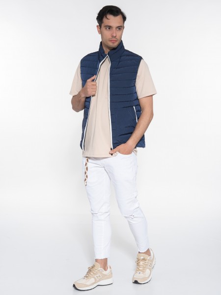 OVER-D Sleeveless jacket mao OC1S0S0J01 Blue OVER-D - 9