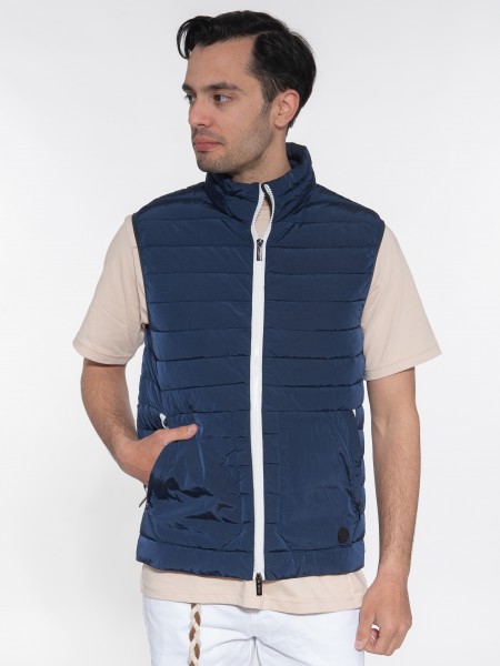 OVER-D Sleeveless jacket mao OC1S0S0J01 Blue OVER-D - 1