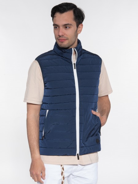 OVER-D Sleeveless jacket mao OC1S0S0J01 Blue OVER-D - 3