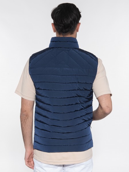 OVER-D Sleeveless jacket mao OC1S0S0J01 Blue OVER-D - 2