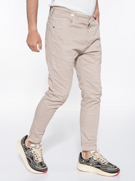 OVER-D Jean Παντελόνι OE1S2S3P43 Μπεζ OVER-D - 3