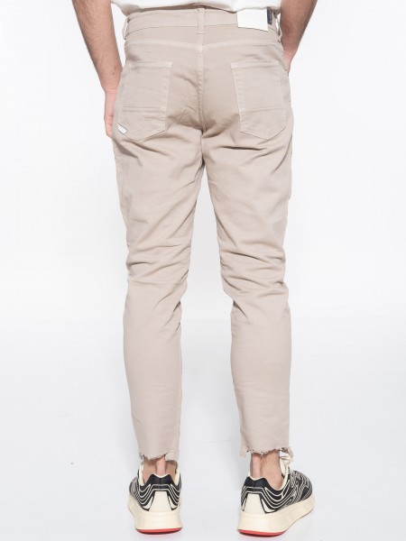 OVER-D Jean Παντελόνι OE1S2S3P43 Μπεζ OVER-D - 2
