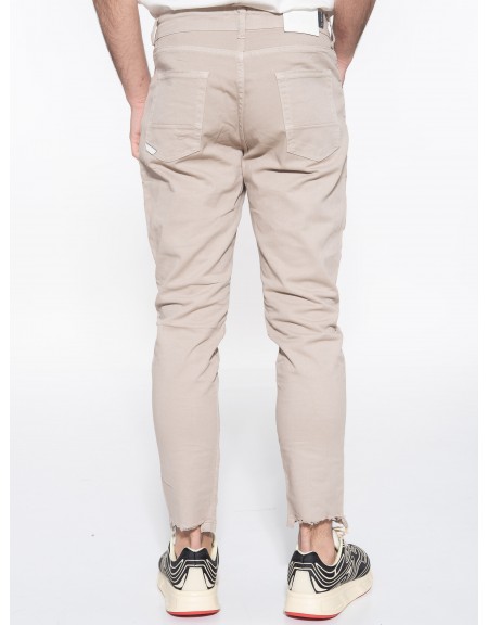 OVER-D Jean Παντελόνι OE1S2S3P43 Μπεζ OVER-D - 2