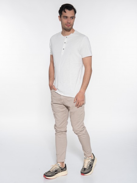 OVER-D Jean Παντελόνι OE1S2S3P43 Μπεζ OVER-D - 9