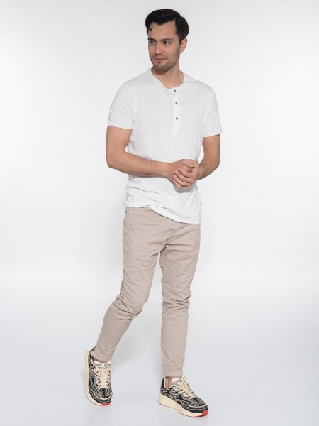 OVER-D Jean Παντελόνι OE1S2S3P43 Μπεζ OVER-D - 7