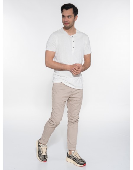 OVER-D Jean Παντελόνι OE1S2S3P43 Μπεζ OVER-D - 7