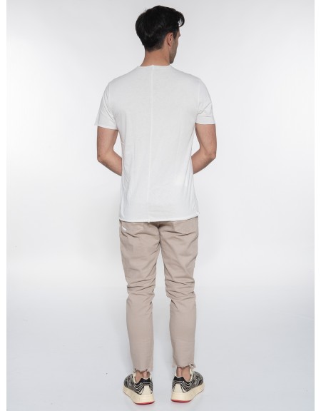 OVER-D Jean Παντελόνι OE1S2S3P43 Μπεζ OVER-D - 8