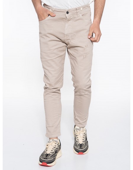 OVER-D Jean Παντελόνι OE1S2S3P43 Μπεζ OVER-D - 10