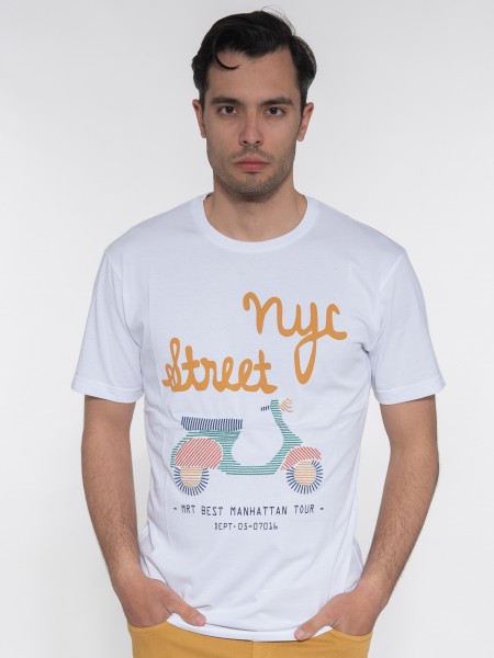 OVER-D T-shirt OE1S2S3T45 Λευκό OVER-D - 1