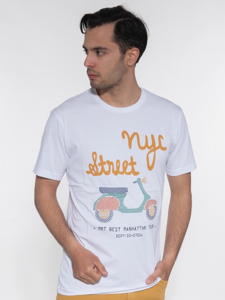 OVER-D T-shirt OE1S2S3T45 Λευκό OVER-D - 3