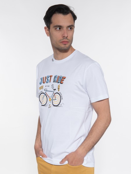 OVER-D T-shirt OE1S2S3T12 Λευκό OVER-D - 4