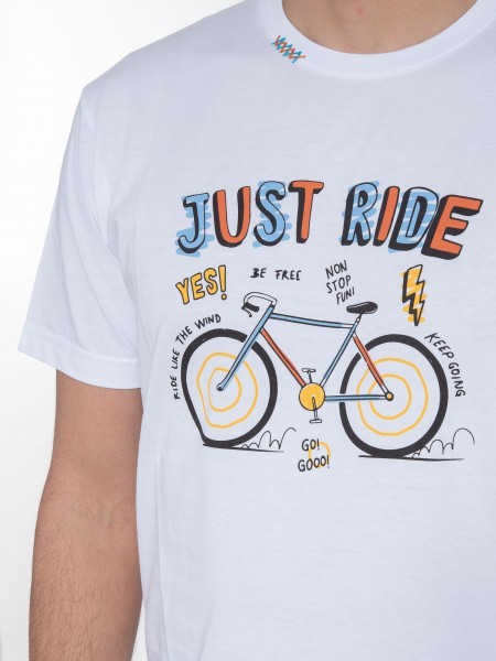 OVER-D T-shirt OE1S2S3T12 Λευκό OVER-D - 5