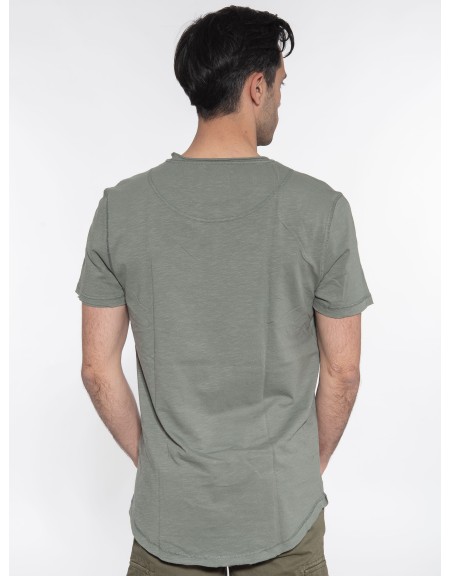 GABBA T-shirt KONDAR SLUB Tee P5889 Khaki GABBA - 2