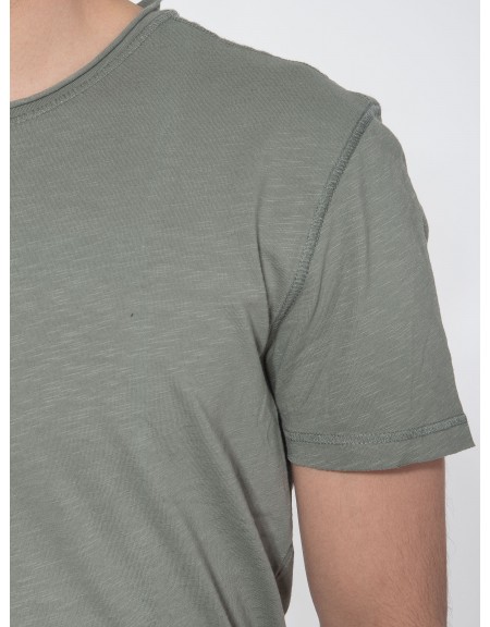 GABBA T-shirt KONDAR SLUB Tee P5889 Khaki GABBA - 5