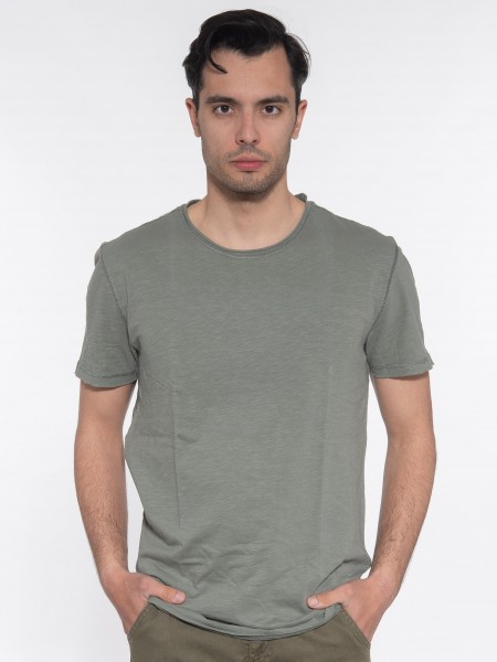 GABBA T-shirt KONDAR SLUB Tee P5889 Khaki GABBA - 10