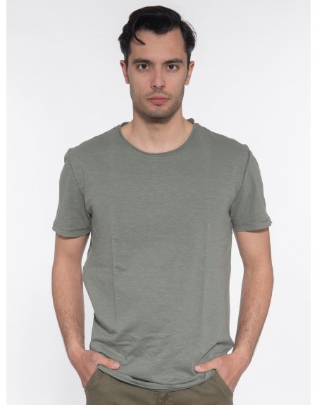GABBA T-shirt KONDAR SLUB Tee P5889 Khaki GABBA - 10