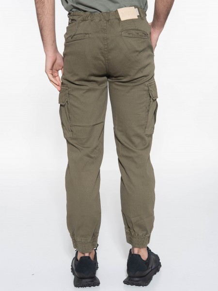 OVER-D Cargo Παντελόνι πικέ OT1S2S2P10 Χακί OVER-D - 2