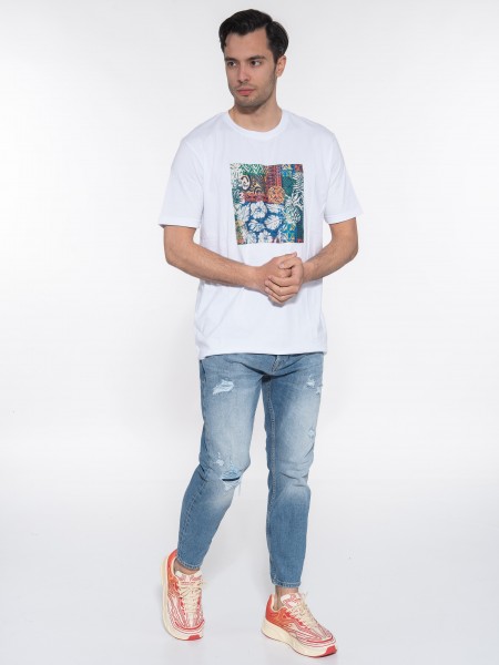 OVER-D T-shirt OE1S2S3T21 Λευκό OVER-D - 7