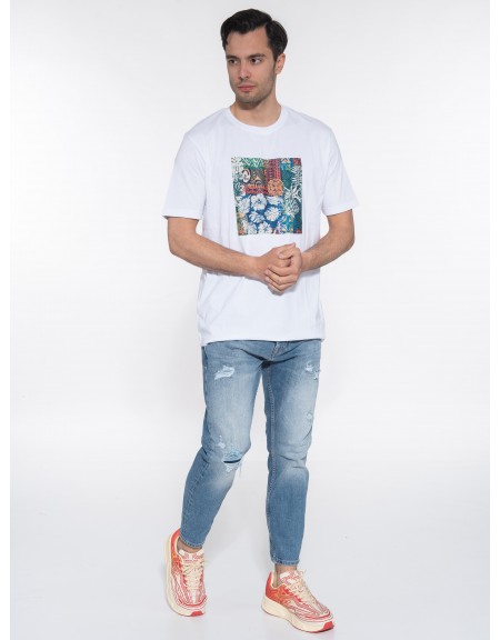 OVER-D T-shirt OE1S2S3T21 Λευκό OVER-D - 7