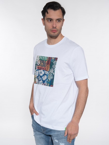 OVER-D T-shirt OE1S2S3T21 Λευκό OVER-D - 4