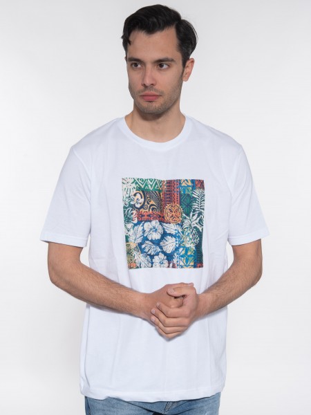 OVER-D T-shirt OE1S2S3T21 Λευκό OVER-D - 3