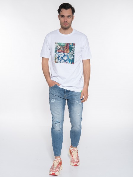 OVER-D T-shirt OE1S2S3T21 Λευκό OVER-D - 6