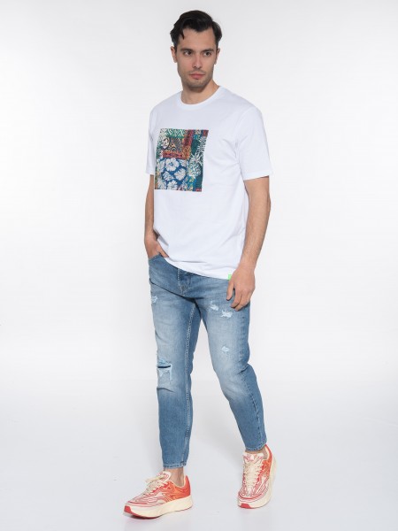 OVER-D T-shirt OE1S2S3T21 Λευκό OVER-D - 9